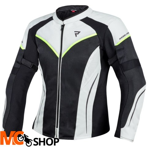 REBELHORN KURTKA TEKSTYL FLUX LADY BL/ICE/FLO YEL REBELHORN KURTKA TEKSTYL FLUX LADY BL/ICE/FLO YEL
