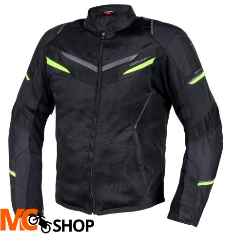 REBELHORN KURTKA TEKSTYLNA FLUX BLACK/FLO YELLOW