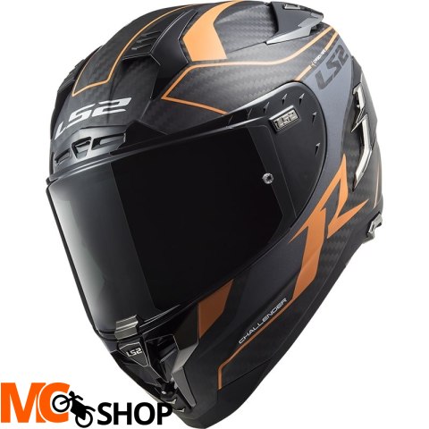 KASK LS2 FF327 CHALLENGER CT2 GRID CARBON ORANGE KASK LS2 FF327 CHALLENGER CT2 GRID CARBON ORANGE