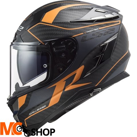 KASK LS2 FF327 CHALLENGER CT2 GRID CARBON ORANGE KASK LS2 FF327 CHALLENGER CT2 GRID CARBON ORANGE