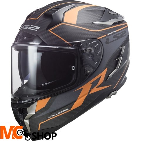 KASK LS2 FF327 CHALLENGER CT2 GRID CARBON ORANGE KASK LS2 FF327 CHALLENGER CT2 GRID CARBON ORANGE