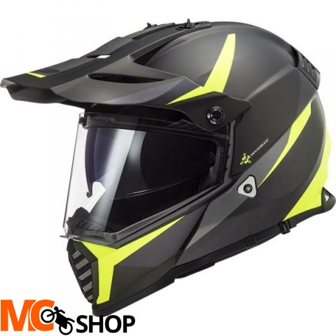 KASK LS2 MX436 PIONEER EVO ROUTER H-V YELLOW