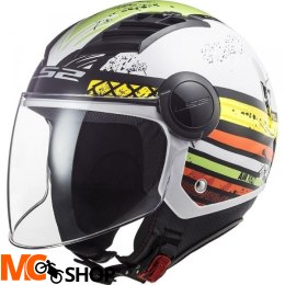 KASK LS2 OF562 AIRFLOW RONNIE WHITE GREEN
