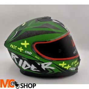 LAZER Kask Motocyklowy RAFALE Oni Zielony Czarny LAZER Kask Motocyklowy RAFALE Oni Zielony Czarny