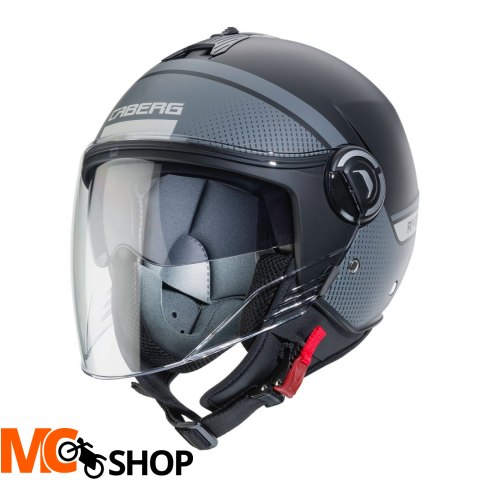 CABERG KASK OTWARTY RIVIERA V4 ELITE CZ MAT/SZARY