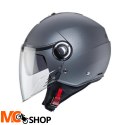 CABERG KASK OTWARTY RIVIERA V4 SZARY MAT GUN METAL