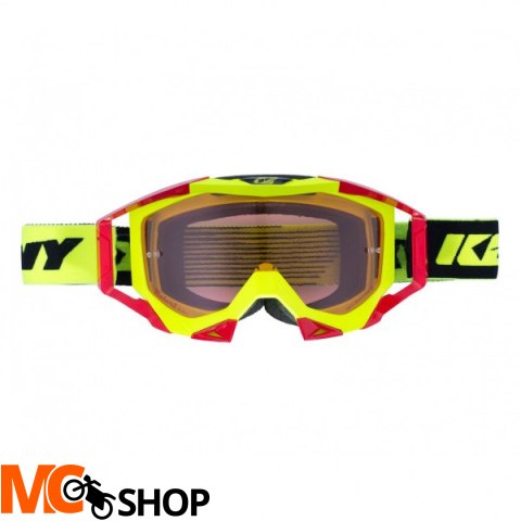 KENNY GOGLE TITANIUM NEON YELLOW RED KENNY GOGLE TITANIUM NEON YELLOW RED