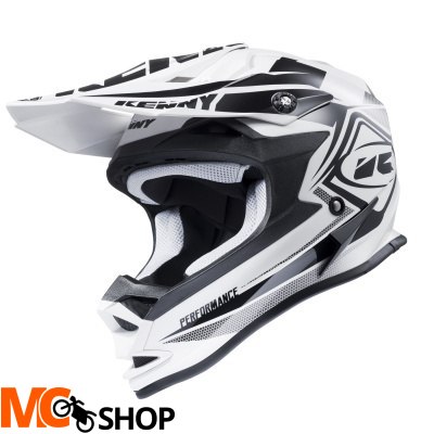 KENNY KASK OFF-ROAD PERFORMANCE BLACK-WHITE KENNY KASK OFF-ROAD PERFORMANCE BLACK-WHITE