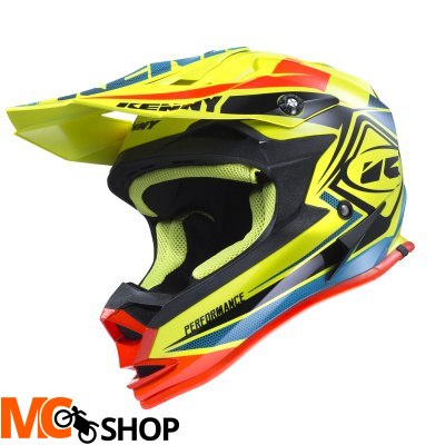 KENNY KASK OFF-ROAD PERFORMANCE YELLOW/BLUE/ORANGE KENNY KASK OFF-ROAD PERFORMANCE YELLOW/BLUE/ORANGE