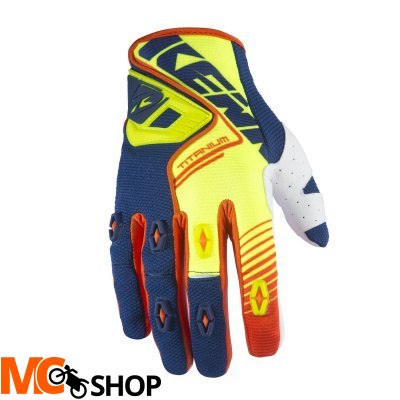 KENNY RĘKAWICE OFF-ROAD TITANIUM YELLOW/BLUE KENNY RĘKAWICE OFF-ROAD TITANIUM YELLOW/BLUE