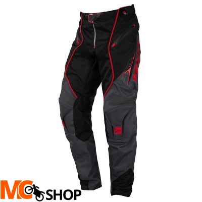 KENNY SPODNIE OFF-ROAD TITANIUM GREY-RED KENNY SPODNIE OFF-ROAD TITANIUM GREY-RED