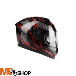 LAZER Kask Integralny RAFALE Darkside Czarny Czerw LAZER Kask Integralny RAFALE Darkside Czarny Czerw