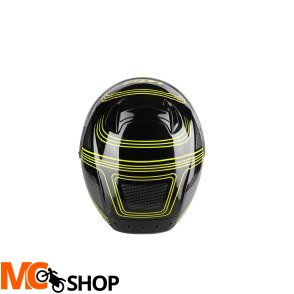LAZER Kask Integralny RAFALE Darkside Czarny Żółty LAZER Kask Integralny RAFALE Darkside Czarny Żółty