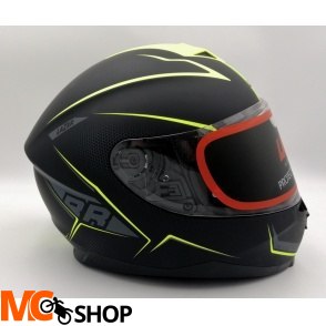 LAZER Kask Motocyklowy VERTIGO EVO Race Czarny Żół LAZER Kask Motocyklowy VERTIGO EVO Race Czarny Żół