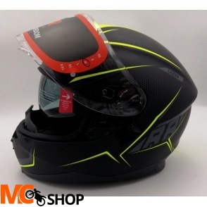 LAZER Kask Motocyklowy VERTIGO EVO Race Czarny Żół LAZER Kask Motocyklowy VERTIGO EVO Race Czarny Żół