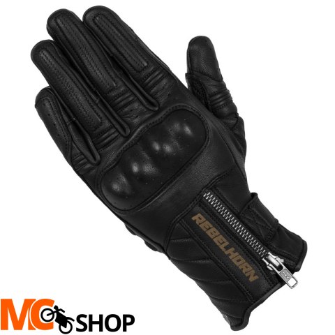 REBELHORN RĘKAWICE SKÓRZANE HUNTER BLACK REBELHORN RĘKAWICE SKÓRZANE HUNTER BLACK
