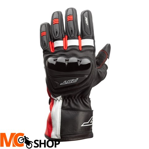 RST RĘKAWICE SKÓRZANE PILOT BLACK/RED/WHITE RST RĘKAWICE SKÓRZANE PILOT BLACK/RED/WHITE