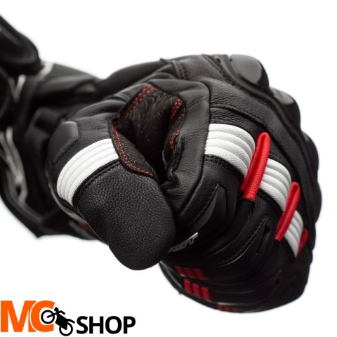 RST RĘKAWICE SKÓRZANE PILOT BLACK/RED/WHITE RST RĘKAWICE SKÓRZANE PILOT BLACK/RED/WHITE