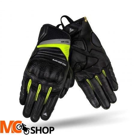 SHIMA RĘKAWICE SKÓRZANE RUSH GLOVES MEN FLUO SHIMA RĘKAWICE SKÓRZANE RUSH GLOVES MEN FLUO