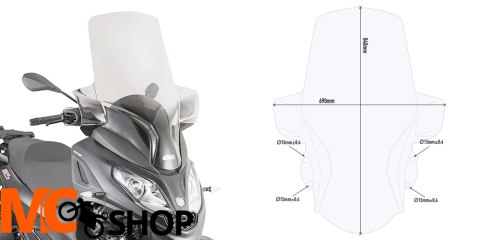 GIVI D5614ST SZYBA PRZEŻROCZYSTA 84 x 69 PIAGGIO GIVI D5614ST SZYBA PRZEŻROCZYSTA 84 x 69 PIAGGIO