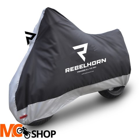 REBELHORN Pokrowiec na motocykl Cover II Black/Sil REBELHORN Pokrowiec na motocykl Cover II Black/Sil