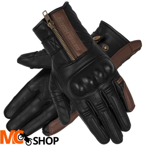 REBELHORN RĘKAWICE SKÓRZANE HUNTER VINTAGE BROWN REBELHORN RĘKAWICE SKÓRZANE HUNTER VINTAGE BROWN