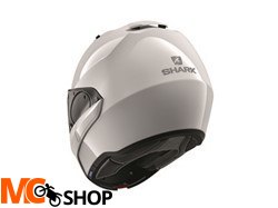 SHARK Kask szczękowy EVO ES BLANK biały SHARK Kask szczękowy EVO ES BLANK biały