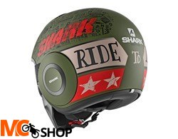 SHARK Kask otwarty DRAK TRIBUTE RM cza/cz/mat/ziel SHARK Kask otwarty DRAK TRIBUTE RM cza/cz/mat/ziel