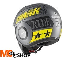 SHARK Kask otwarty DRAK TRIBUTE RM cza/mat/szary/ż SHARK Kask otwarty DRAK TRIBUTE RM cza/mat/szary/ż