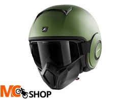 SHARK Kask otwarty STREET-DRAK BLANK mat/zielony