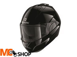 SHARK Kask szczękowy EVO ES BLANK czarny SHARK Kask szczękowy EVO ES BLANK czarny