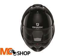 SHARK Kask szczękowy EVO ES BLANK czarny SHARK Kask szczękowy EVO ES BLANK czarny