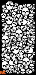 OXFORD Kołnierz ocieplający SNUG Skulls biały/cz OXFORD Kołnierz ocieplający SNUG Skulls biały/cz