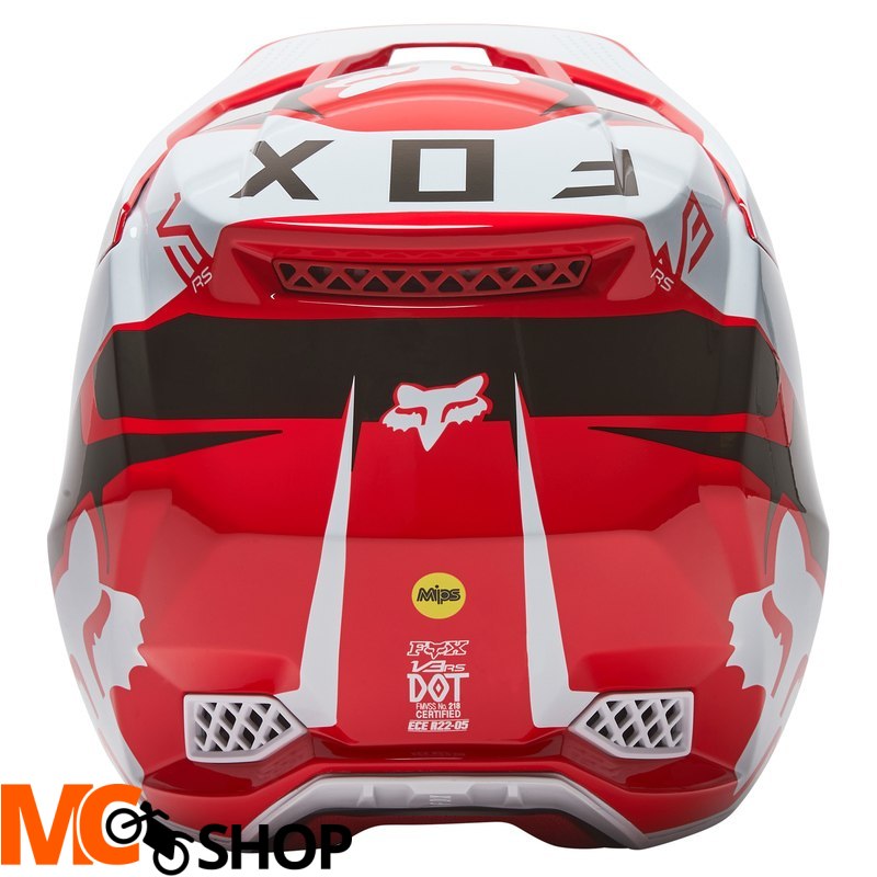 FOX KASK OFF-ROAD V3 RS MIRER FLUORESCENT RED