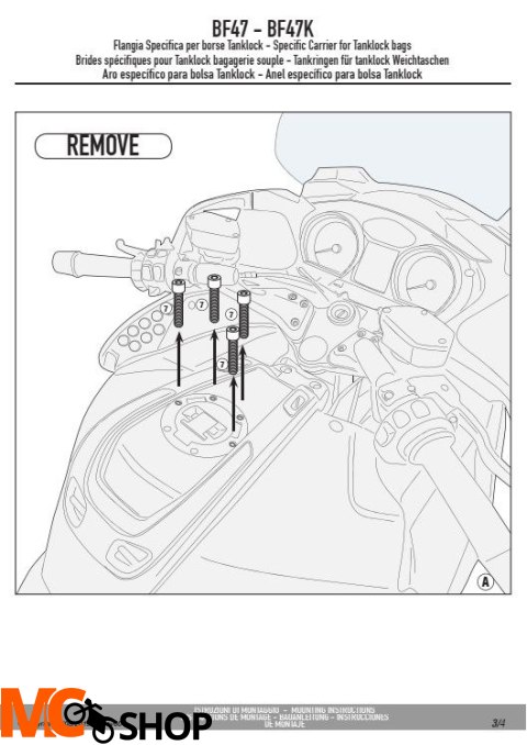 KAPPA BF47K MOCOWANIE TANKLOCK BMW R 1200RT KAPPA BF47K MOCOWANIE TANKLOCK BMW R 1200RT
