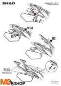 SHAD Y0MT97SE STELAŻ SAKW PÓŁSZTYWNYCH DO YAMAHA MT 09