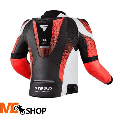 SHIMA KURTKA SKÓRZANA STR 2.0 JKT RED FLUO SHIMA KURTKA SKÓRZANA STR 2.0 JKT RED FLUO