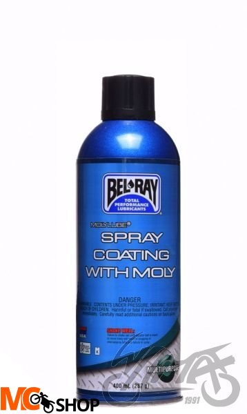 PREPARAT BEL-RAY MOLYLUBE SPRAY COATING 400ml PREPARAT BEL-RAY MOLYLUBE SPRAY COATING 400ml