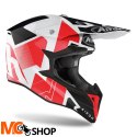 AIROH KASK OFF-ROAD WRAAP RAZE RED GLOSS