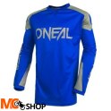 Bluza Koszulka MX O'neal Matrix blue/gra