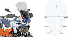 GIVI D1178ST SZYBA PRZEZROCZYSTA 58,5 x 41,5 cm
