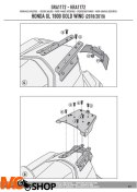 GIVI SRA1172 STELAŻ KUFRA CENTRALNEGO Z ALUMINIOWĄ PŁYTĄ MONOKEY HONDA GL