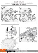 GIVI SRA2159 STELAŻ KUFRA CENTRALNEGO Z ALUMINIOWĄ PŁYTĄ MONOKEY YAMAHA