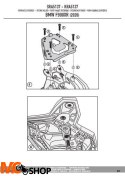 GIVI SRA5137 STELAŻ KUFRA CENTRALNEGO Z ALUMINIOWĄ PŁYTĄ MONOKEY BMW F 900