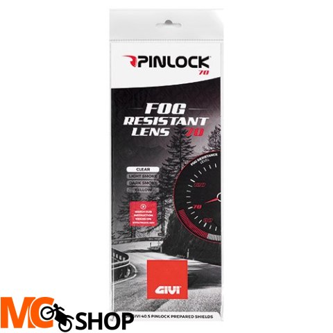 GIVI Z2560R PINLOCK `70 DO KASKU GIVI 40.5 GIVI Z2560R PINLOCK `70 DO KASKU GIVI 40.5