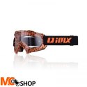 Gogle iMX Racing Mud Graphic Orange/Black SZ Clear