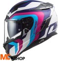 KASK LS2 FF327 CHALLENGER GALACTIC WH. BL. PINK