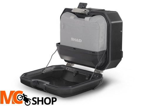 SHAD KUFER TERRA BLACK BOCZNY TR36 ALUMINIOWY LEWY