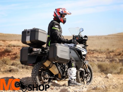 SHAD KUFER TERRA BLACK BOCZNY TR36 ALUMINIOWY LEWY