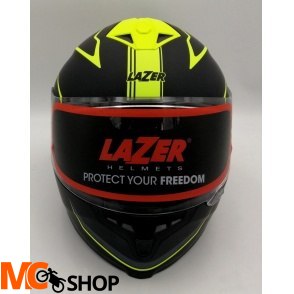 LAZER Kask Motocyklowy VERTIGO EVO Race Czarny Żół LAZER Kask Motocyklowy VERTIGO EVO Race Czarny Żół